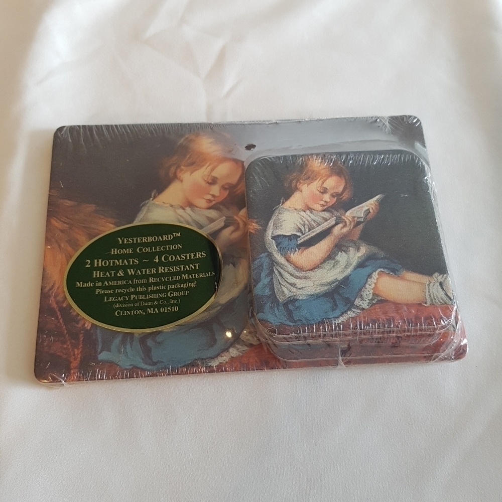 Yesterboard coaster & hotpad set
